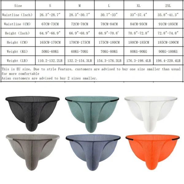 Quần Sịp Nam Siêu Mỏng Kẻ Sọc - Image 7